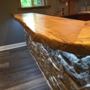 custom wood countertop in the Main Line